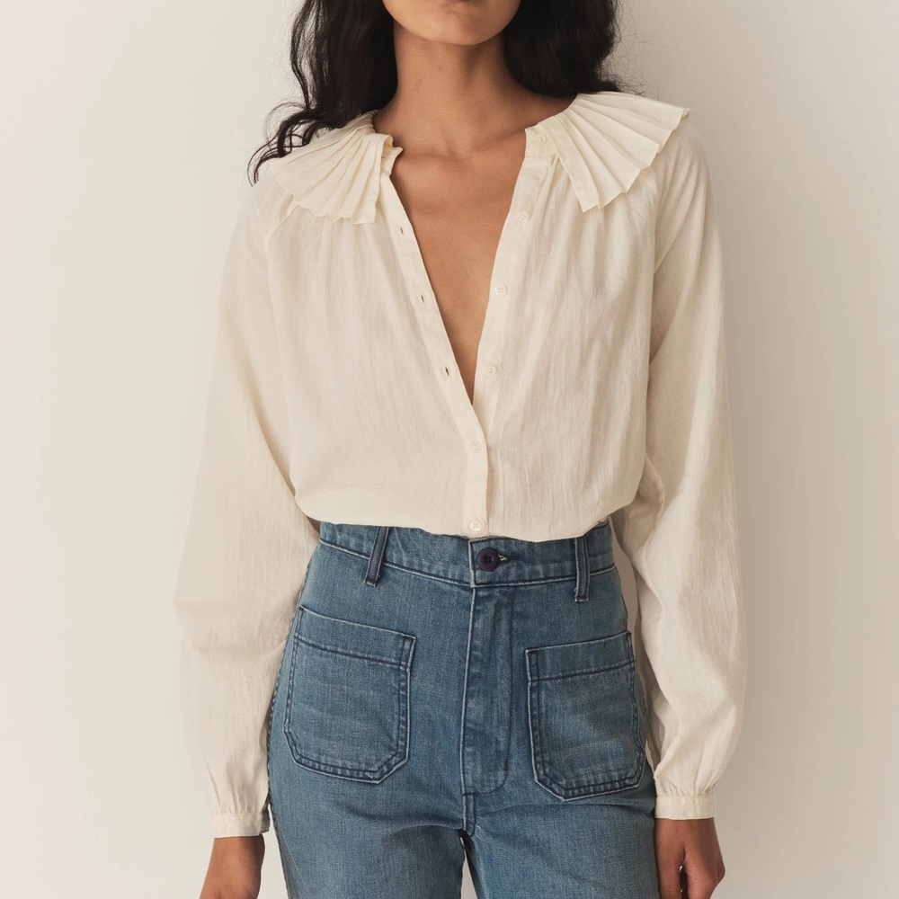 NWT Doen Aster Top - Mother of pearl